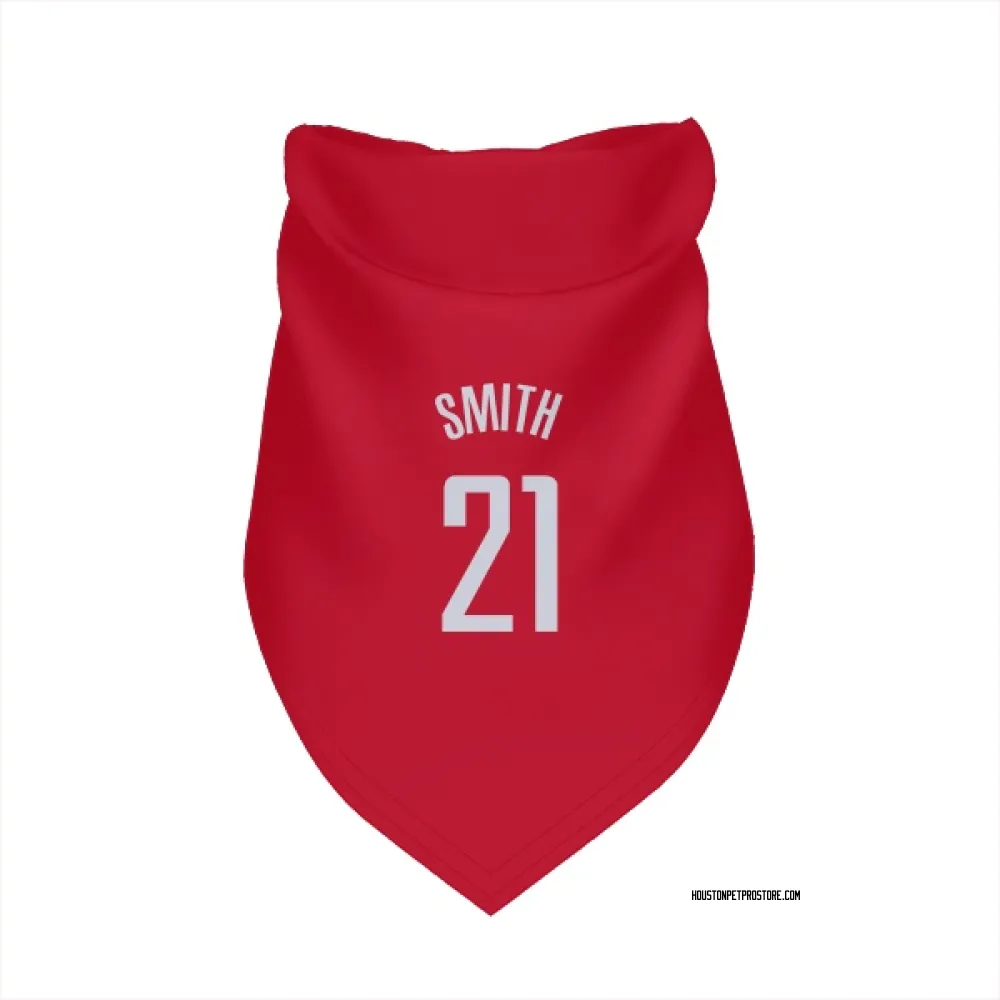 Houston Rockets Tyler Smith Red Pet Bandana for Dog & Cat