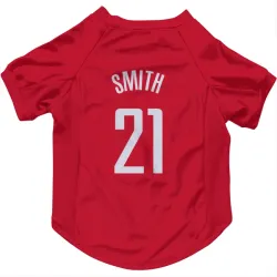 Houston Rockets Tyler Smith Red Pet Jersey for Dog & Cat
